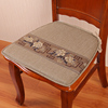 新中式简约餐椅垫加厚坐垫，椅垫秋冬可拆洗实木餐椅四季坐垫