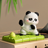 创意熊猫手机支架可爱周边文创办公桌面装饰摆件男女生生日小礼物