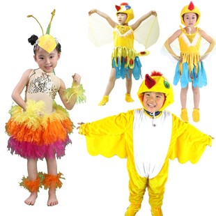 六一儿童节大杜鹃舞蹈演出服装小鸟布谷鸟幼儿园舞台表演服装