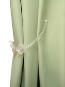 窗帘绑带免打孔磁吸水晶花饰品窗帘束带轻奢创意装饰配件窗帘扣