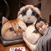猫咪抱枕被子两用二合一办公室午睡枕头汽车靠枕车载学生睡觉靠垫