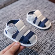 0-1岁婴儿鞋夏季凉鞋软底学步鞋3-6-12月男女宝宝不掉新生儿鞋子