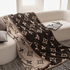 双面印花法兰绒毯子单双人(单双人，)盖毯珊瑚，绒毛毯加厚冬季午睡毯现代简约