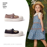 女童帆布鞋软底宝宝布鞋，2024春秋季小女孩公主，鞋儿童玛丽珍鞋
