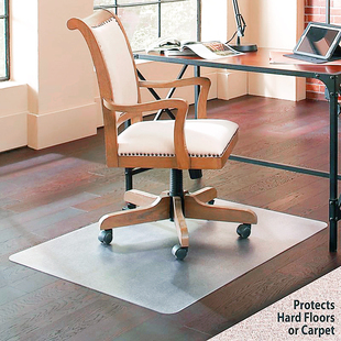 透明木地板保护垫塑料，防水地板垫办公室，电脑椅地垫pvc入户门垫
