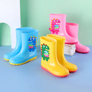 儿童雨鞋女款男孩冬季加绒宝宝水鞋学生防滑雨靴，男童女童小童胶鞋