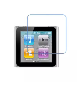 适用于 苹果iPod nano6 MP3屏幕贴膜钢化膜高清防指纹防刮膜纤维防爆膜防摔防划防反光保护膜