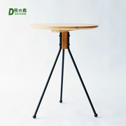 克拉苏实木艺术茶几北欧纯橡木角几小户型沙发边几现代简约小圆桌