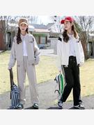 少女秋装卫衣套装2023秋季女孩运动服初，中高中学生两件套洋气