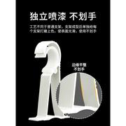 窗帘杆罗马杆支架单杆加厚铝合金，托双杆挂钩底座配件墙勾顶装固定