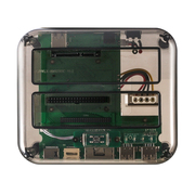硬盘盒usb3.0转idesata硬盘盒，2.53.5寸+集线器hub+tfsd读卡器