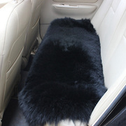汽车后座坐垫垫子冬季羊毛坐垫真毛垫皮毛一体防寒保暖长毛通用
