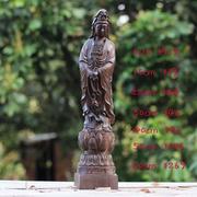 越南沉香木观音菩萨摆件观音佛实心木雕刻工艺品大量