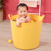 特大号儿童洗澡桶宝宝沐浴桶塑料保温泡澡桶婴儿加厚小孩可坐浴盆