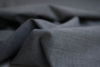 意大利进口薄款银鼠灰色微弹抗皱凡立丁精纺(丁，精纺)羊毛面料设计师西装布