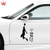 麦迪NBA标志反光创意个性车贴划痕装饰汽车拉花贴纸定制