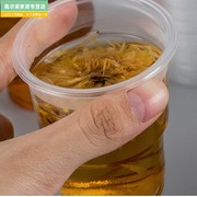 一次性杯子加厚航空杯塑料胶杯透明家用办公泡茶杯饮水杯整箱