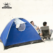 bigpack德国派格户外露营旅行防风防水手动开放式双人帐篷