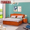 红木家具缅甸花梨木双人床卧室，新中式1.8米实木高箱储物婚房大床