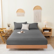 家用纯色磨毛单床笠舒适亲肤棉，单人双人床罩床单防尘保护床上用品
