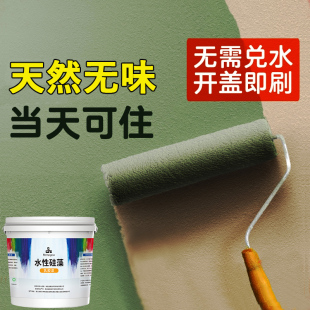 环保内墙乳胶漆室内家用无甲醛净味涂料，硅藻油漆彩白色自刷墙防潮