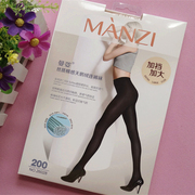 MANZI 曼姿连裤袜26028丝质棉感天鹅绒连裤袜秋冬200D