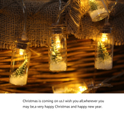 圣诞节装饰品创意透明灯饰挂件漂流瓶发光墙饰场景布置店铺家用