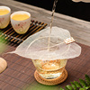 树叶茶滤茶漏器泡茶创意，日式菩提叶，不锈钢神器茶叶过滤网铜茶隔器