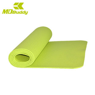 MDBuddy瑜伽垫PVC环保无味健身垫加长仰卧起坐垫防滑垫瑜伽毯草绿