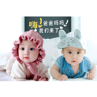 宝宝海报照片女宝宝画报，漂亮可爱婴儿画像孕妇，萌娃胎教儿童墙贴画