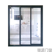 定制厨房门隔断门铝镁合金折叠门卫生间阳台伸缩客厅推拉门玻璃门