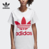 Adidas/阿迪达斯女子中长款透气宽松运动短袖T恤 CY2275