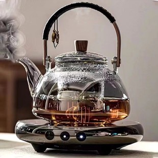 艾玛诗电陶炉煮茶器一级烧水璃壶铁超薄迷你电磁炉静音养生玻