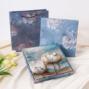 杭州丝绸特产丝巾礼盒，真丝围巾送妈妈款，苏州高端装母亲节礼物