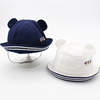 新生儿帽子春夏男女童渔夫帽婴儿，宝宝海军风，可爱盆帽出游遮阳帽子