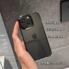 黑色手机一定要尝试的黑灰透明壳苹果15promax高级黑灰壳14适用iphone13pro手机，壳mini潮1211情侣xr软壳