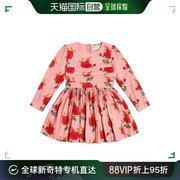 香港直邮潮奢morley女童，跑步花朵棉混纺，连衣裙童装004145