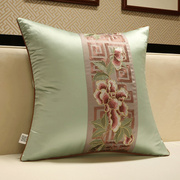 新中式抱枕刺绣沙发抱枕靠垫客厅，床头靠包腰枕家用大靠枕含芯靠枕