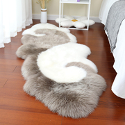 澳洲纯羊毛地毯皮毛一体羊毛垫整张羊皮沙发垫卧室羊皮垫飘窗垫