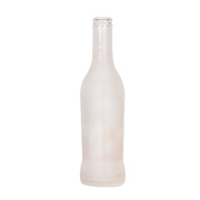 鸡尾酒空瓶子蒙砂玻璃果酒瓶rio鸡尾酒玻璃瓶果汁饮料瓶冰酒瓶
