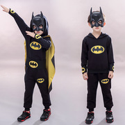 万圣节儿童男蝙蝠侠，衣服装动漫cosplay套装，复仇者联盟表演演出服