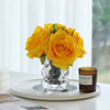欧式手感保湿玫瑰花假花高品质，餐桌花摆件茶几卫生间，洗漱台装饰花