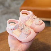 女宝宝凉鞋夏季0-1—2岁婴儿凉鞋，幼儿软底防滑公主鞋学步鞋