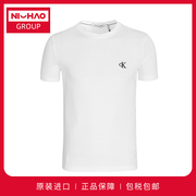 Calvin Klein/凯文克莱男士LOGO清新印花全棉短袖T恤CK纯棉体恤衫