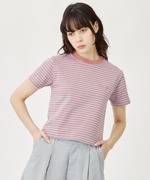 夏季日系小众潮流MILKFED刺绣复古条纹修身短款T恤紧身短袖女