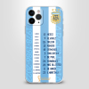 阿根廷球迷梅西三星logo三冠手机壳2022世界杯，纪念原创iphone15promax软壳小米14适用华为mate60红米k60