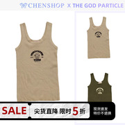 THE GOD PARTICLE时尚潮流中性徽章背心上衣新CHENSHOP设计师品牌