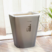 欧式创意垃圾桶家用客厅大号磨砂塑料卫生间厨房办公室无盖圾圾桶