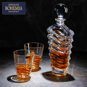捷克进口水晶杯BOHEMIA玻璃杯洋酒杯子家用威士忌杯子创意啤酒杯