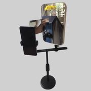 直播镜m子头手机架反光镜拍照二合播组合镜后置台镜速卖通